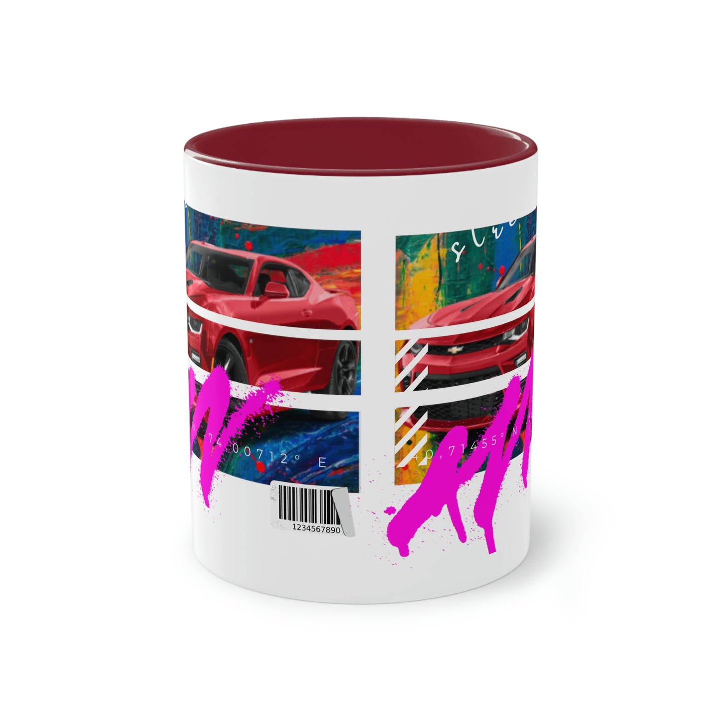 Coffee Mug  ( Urban Red Corvette )