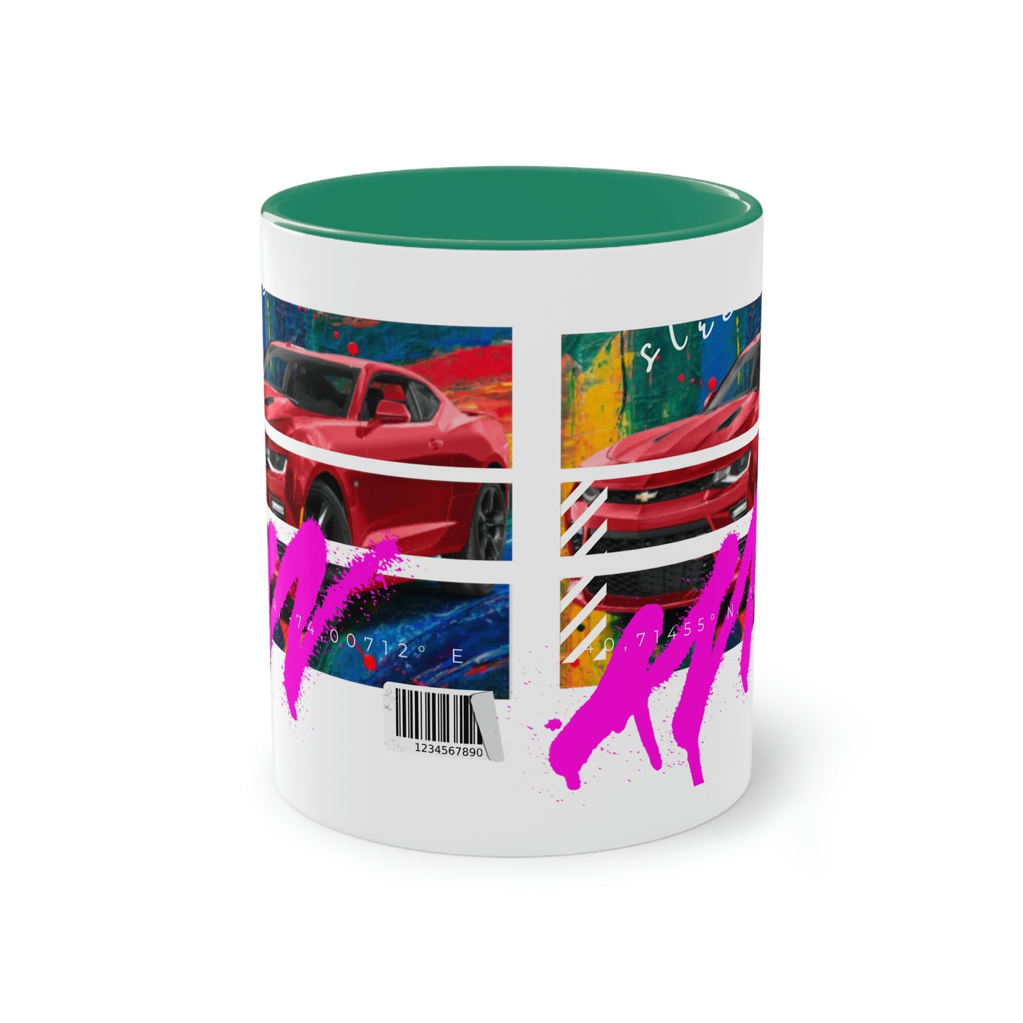 Coffee Mug  ( Urban Red Corvette )
