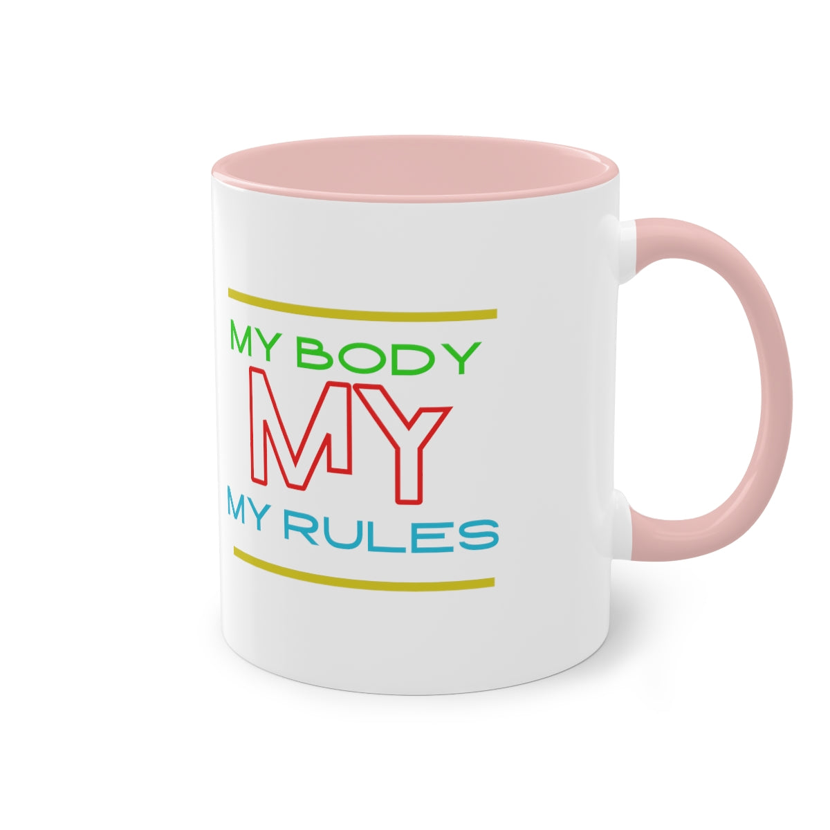 Coffee Mug  ( My Body My Rules  )