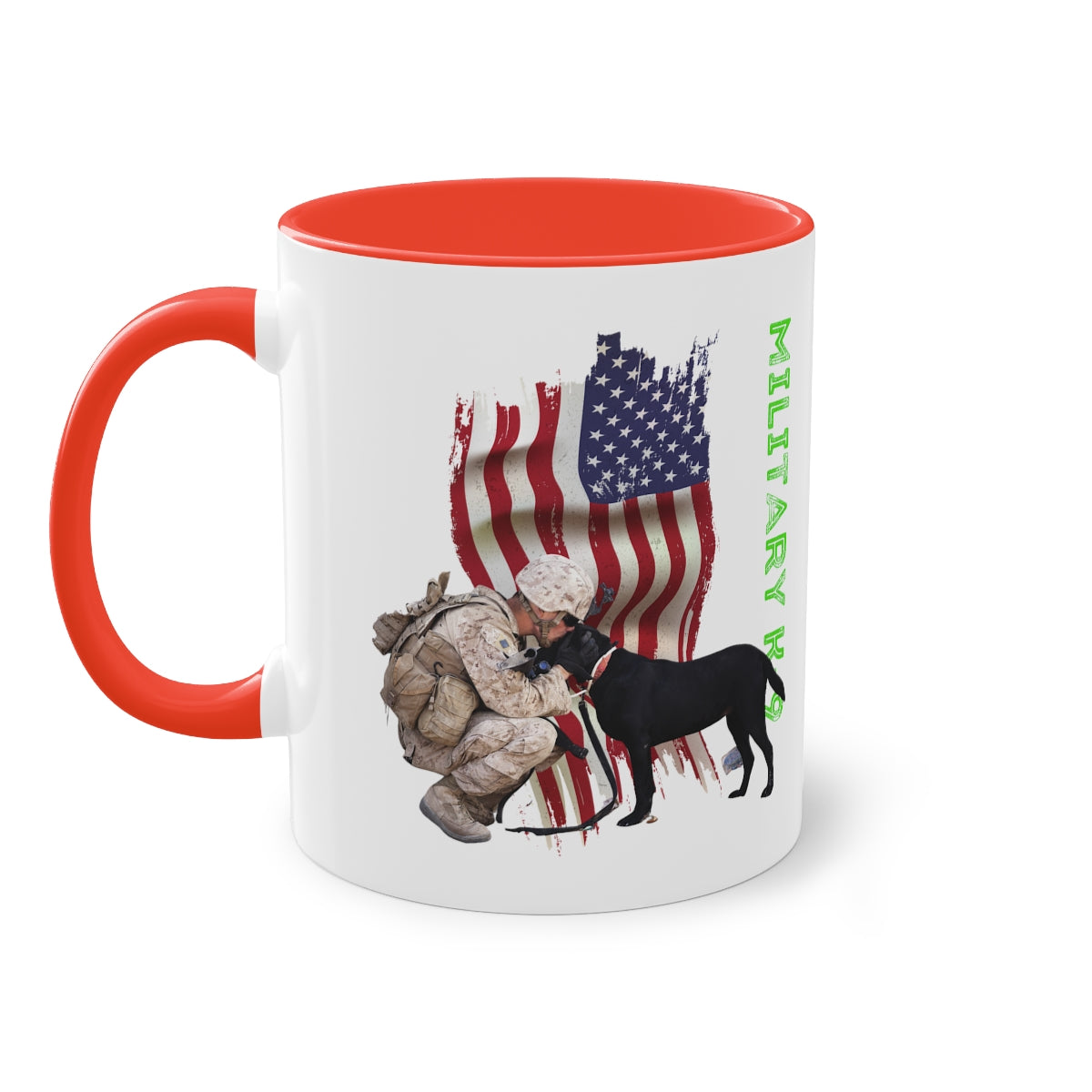 Coffee Mug  ( Military K-9 Unit ) Military Style