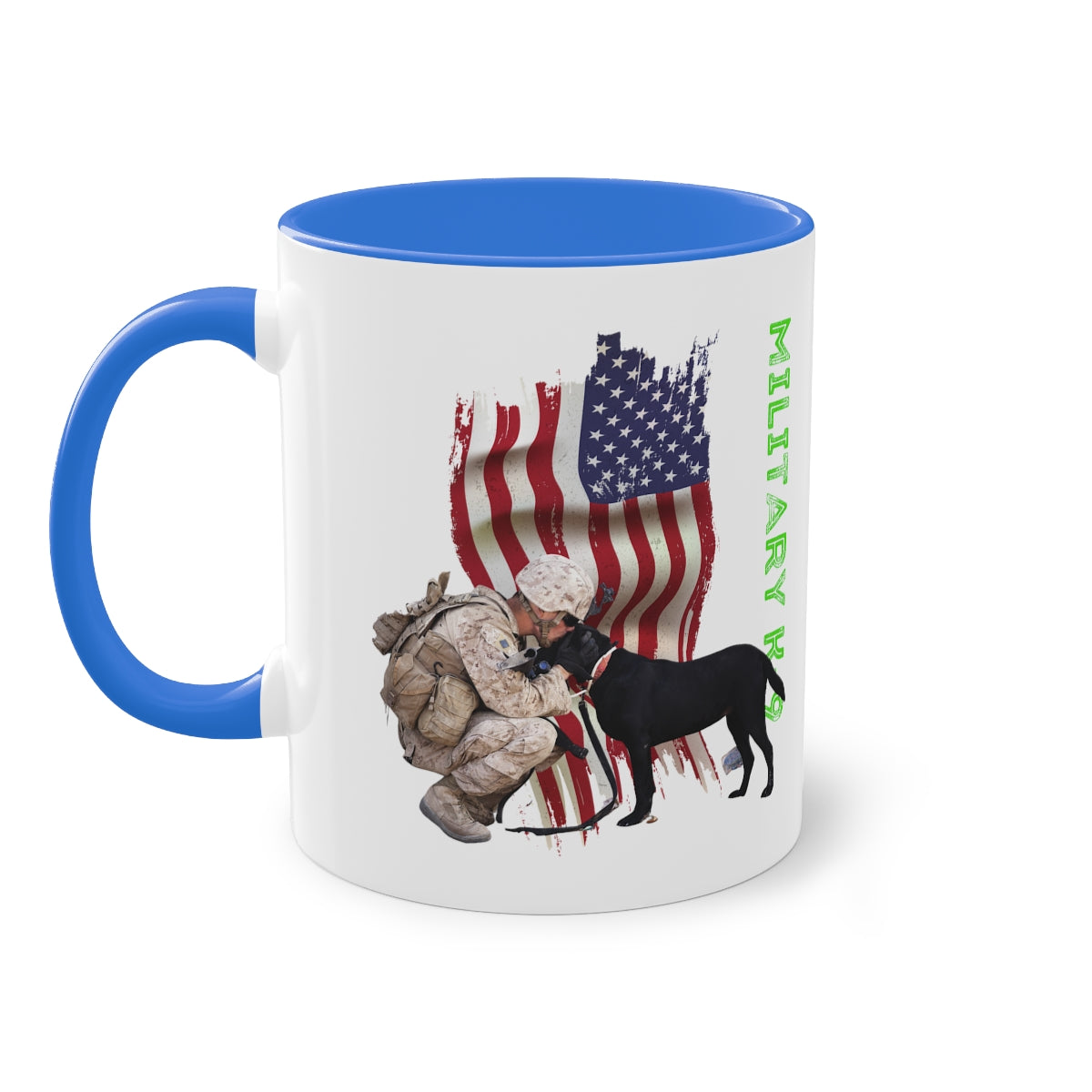 Coffee Mug  ( Military K-9 Unit ) Military Style