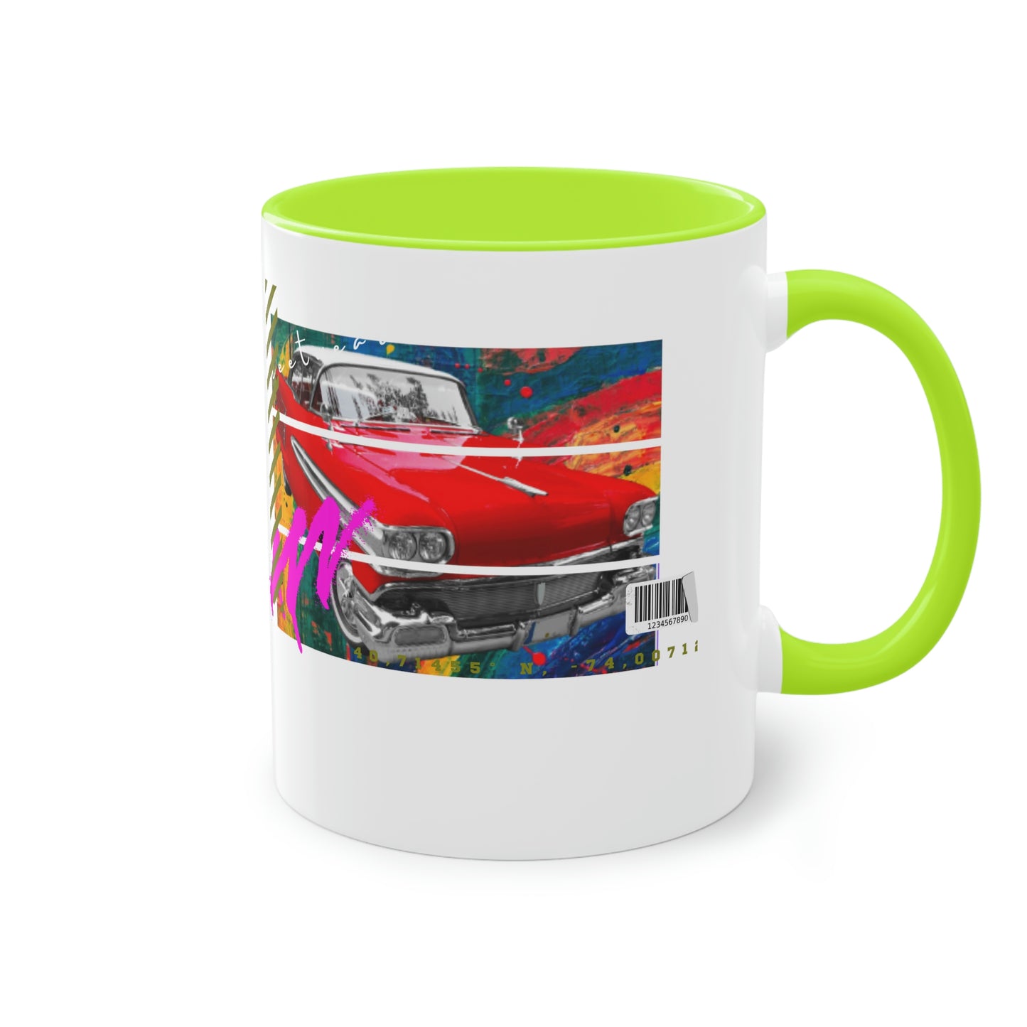 Coffee Mug  ( Urban Red Cadillac )