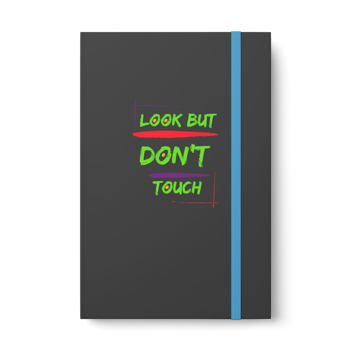 Hardcover Journal Color Contrast Notebook - Ruled (Look But Don't Touch)