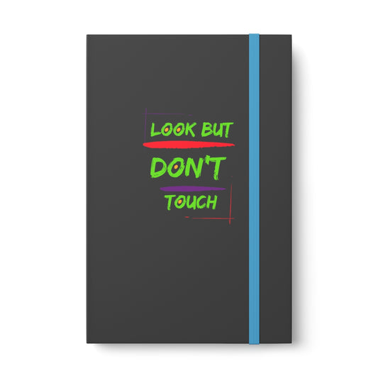 Hardcover Journal Color Contrast Notebook - Ruled (Look But Don't Touch)