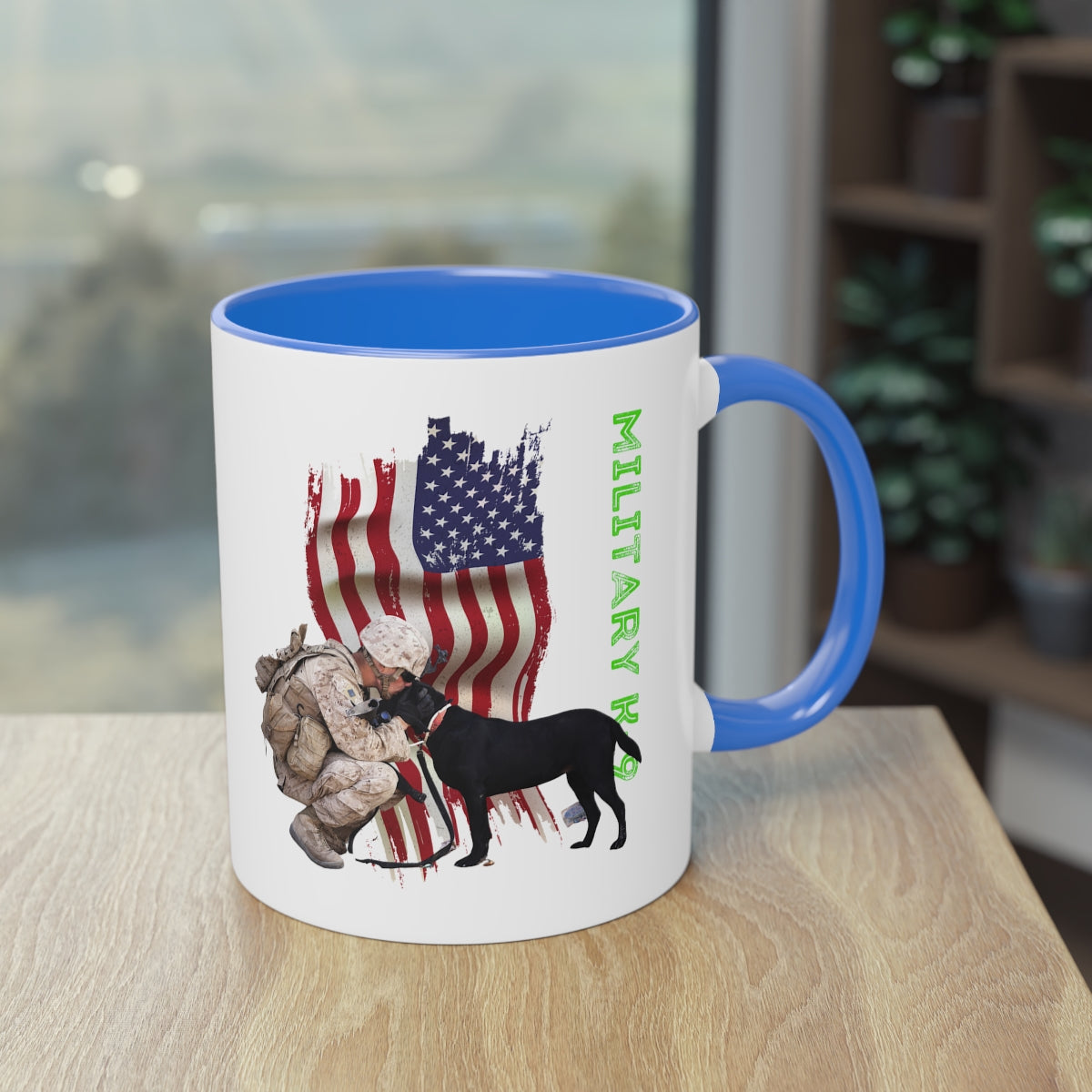 Coffee Mug  ( Military K-9 Unit ) Military Style