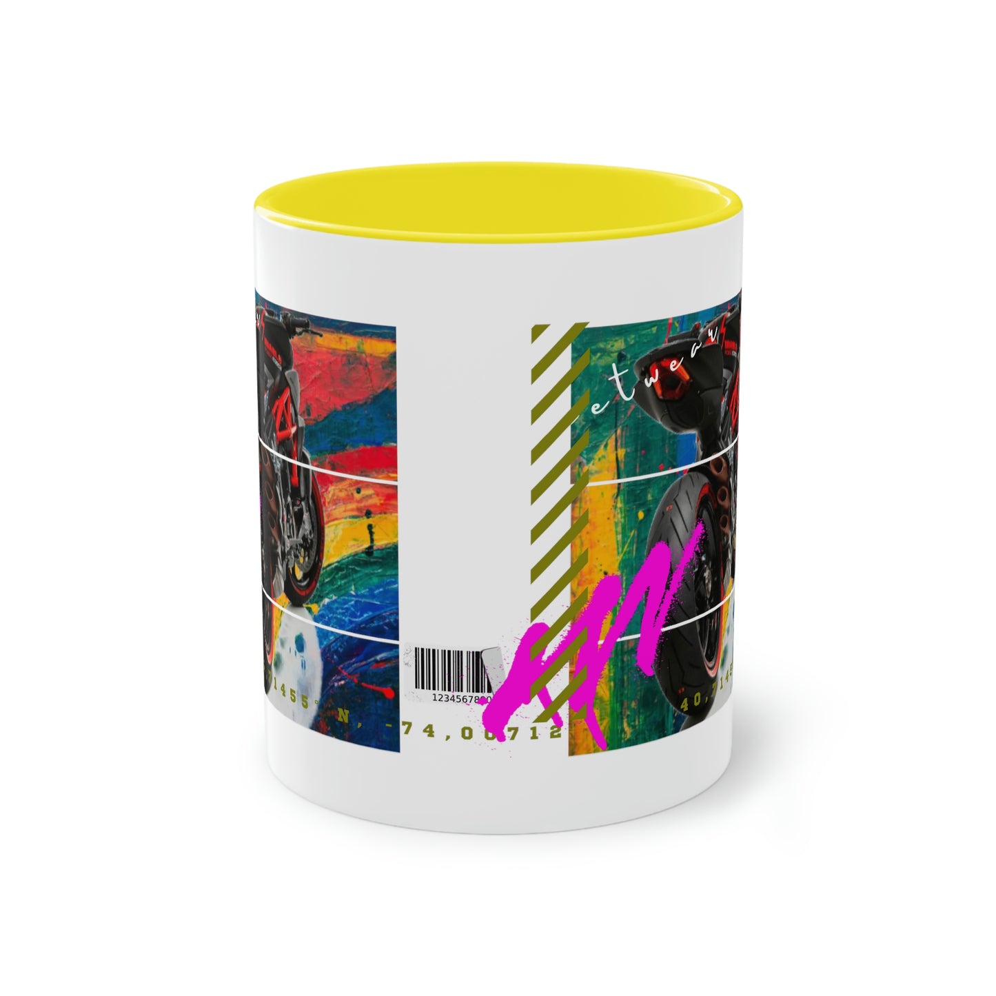 Coffee Mug  ( Urban Red Sports Bike )