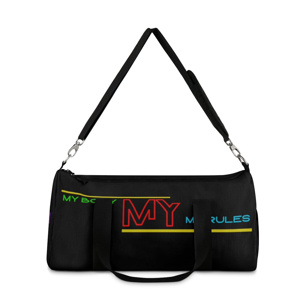 Sports Bag (My Body My Rules ) Black