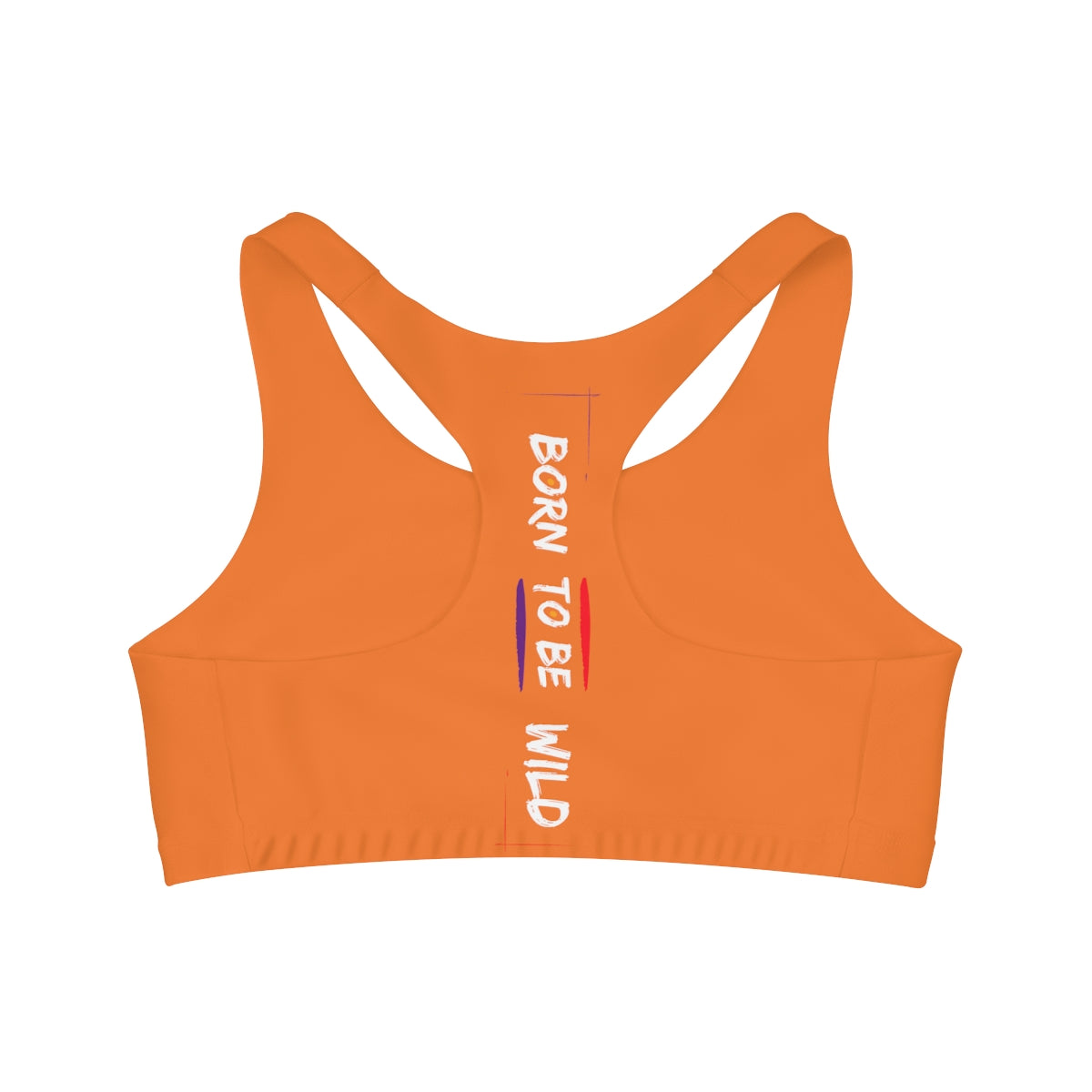 Sports Bra (Born to Be Wild) Orange