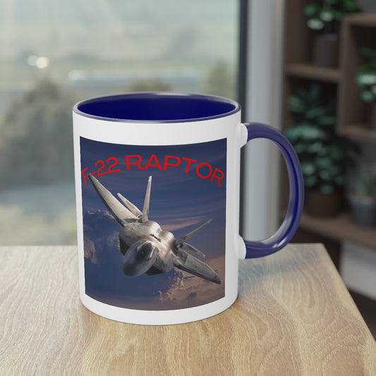 Coffee Mug  ( F-22 RAPTOR 2 ) Military Style
