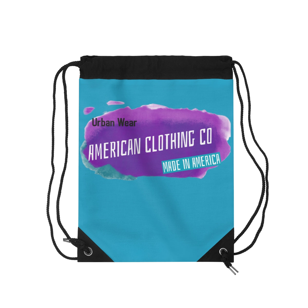 Drawstring Bag ( American Clothing Company Turquoise )