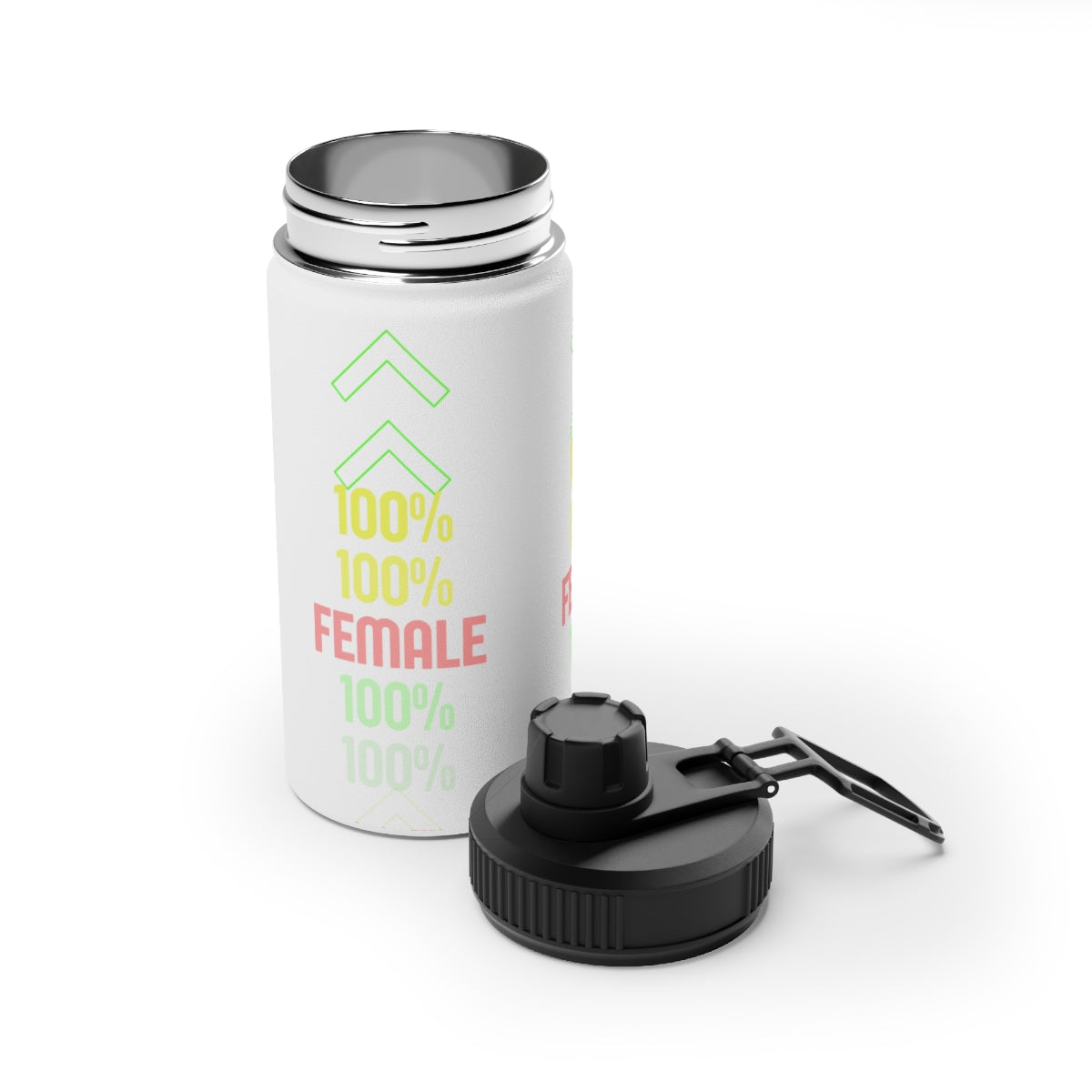 Stainless Steel Water Bottle, Sports Lid ( 100% Female) Activewear