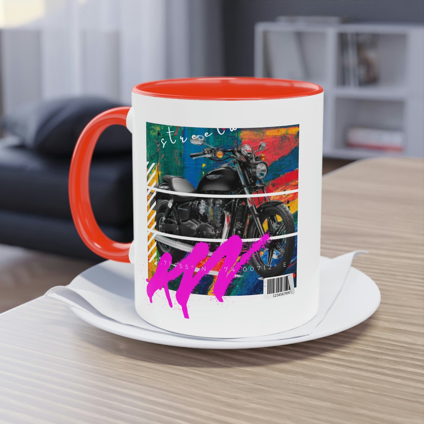Coffee Mug  ( Urban Black Sports Bike )