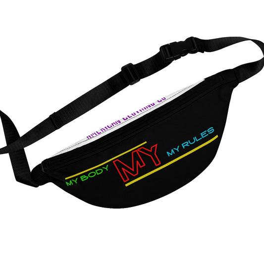 Fanny Pack ( My Body My Rules Black)
