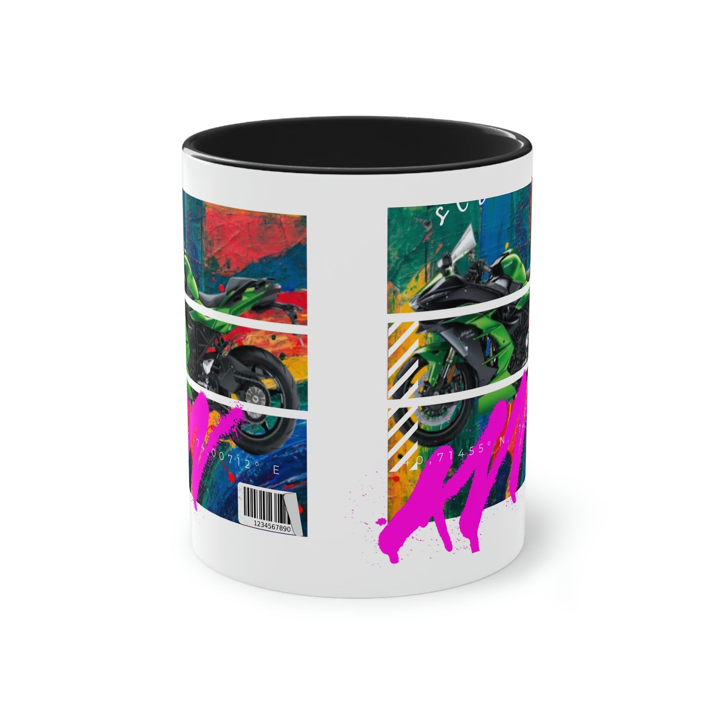 Coffee Mug  ( Urban Green Sports Bike )