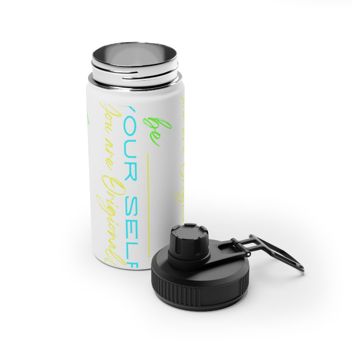 Stainless Steel Water Bottle, Sports Lid ( Be Yourself ) Activewear