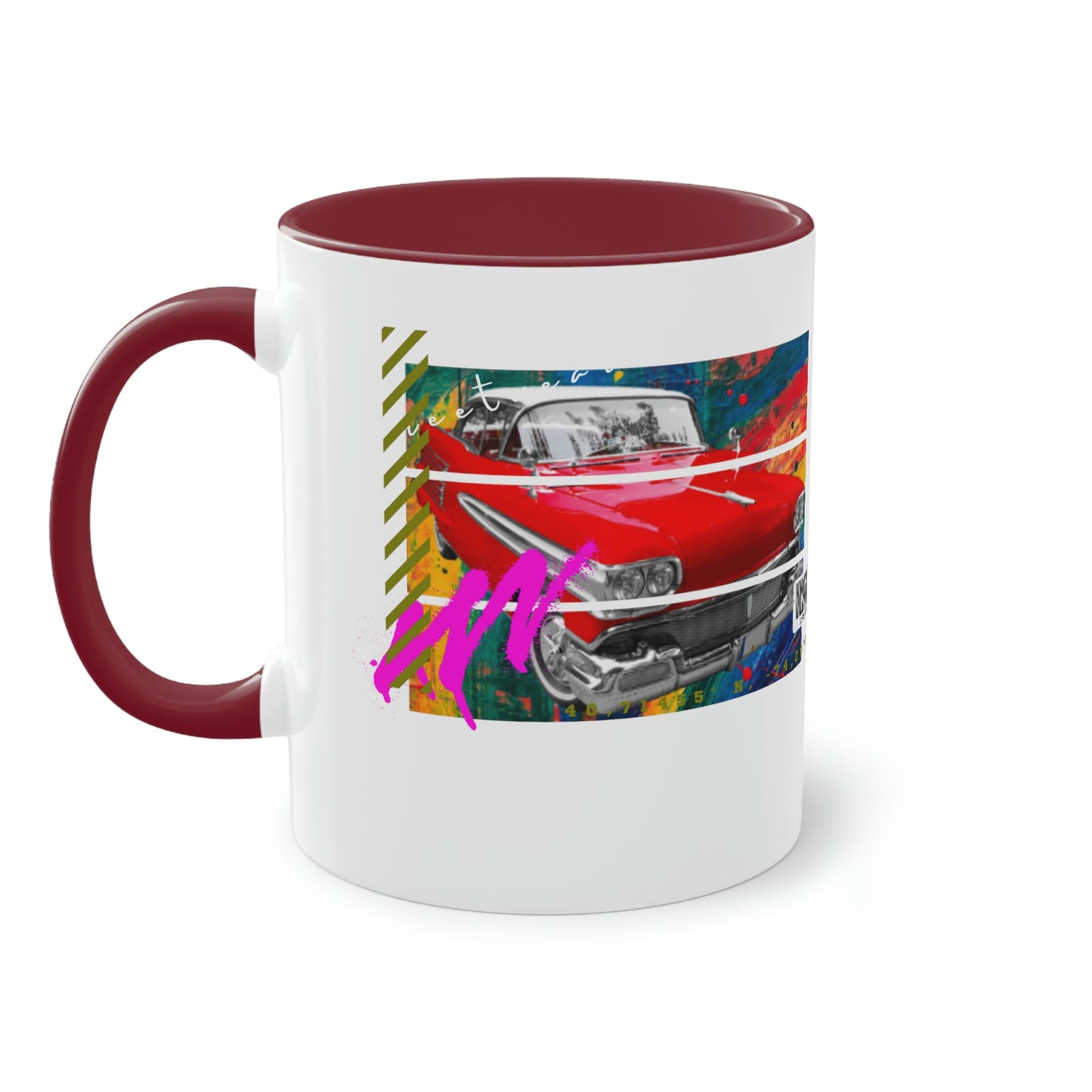Coffee Mug  ( Urban Red Cadillac )