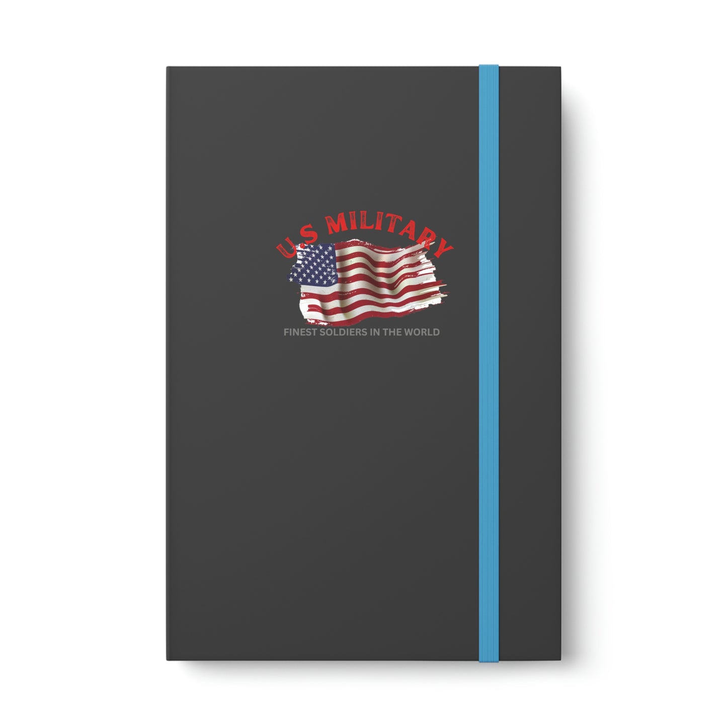 Hardcover Journal Color Contrast Notebook - Ruled ( US MILITARY ) Military Styling