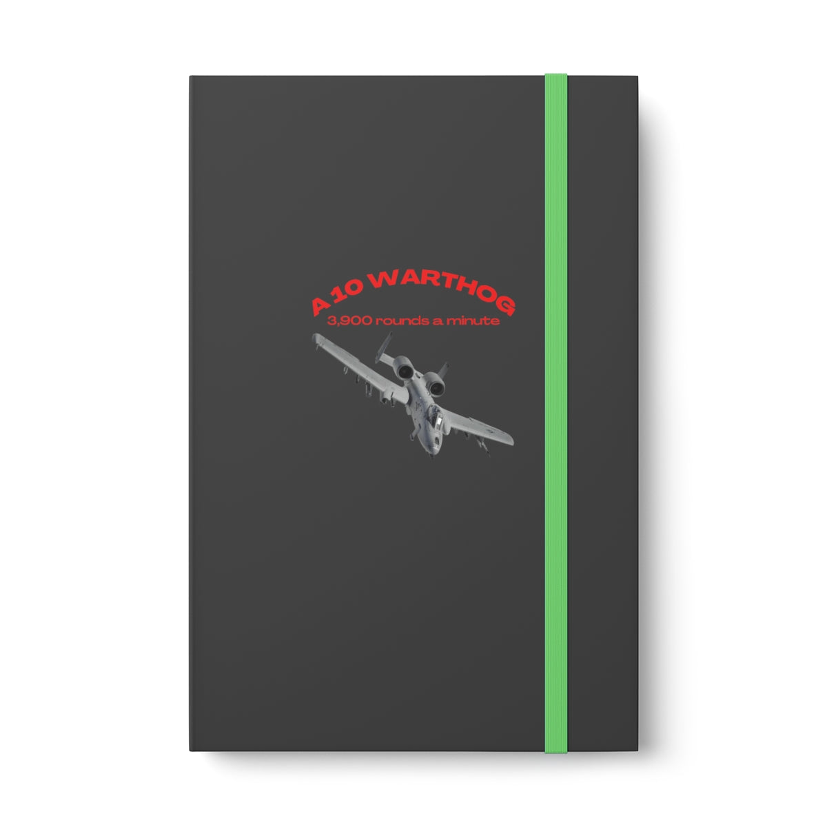 Hardcover Journal Color Contrast Notebook - Ruled ( Warthog ) Military Styling
