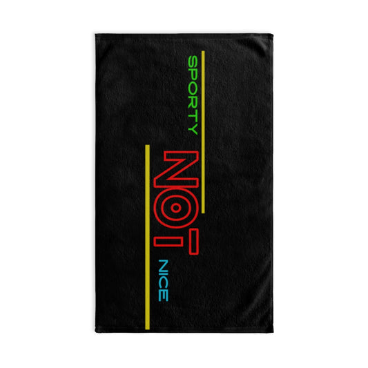 Sports Towel ( SPORTY NOT NICE ) Black