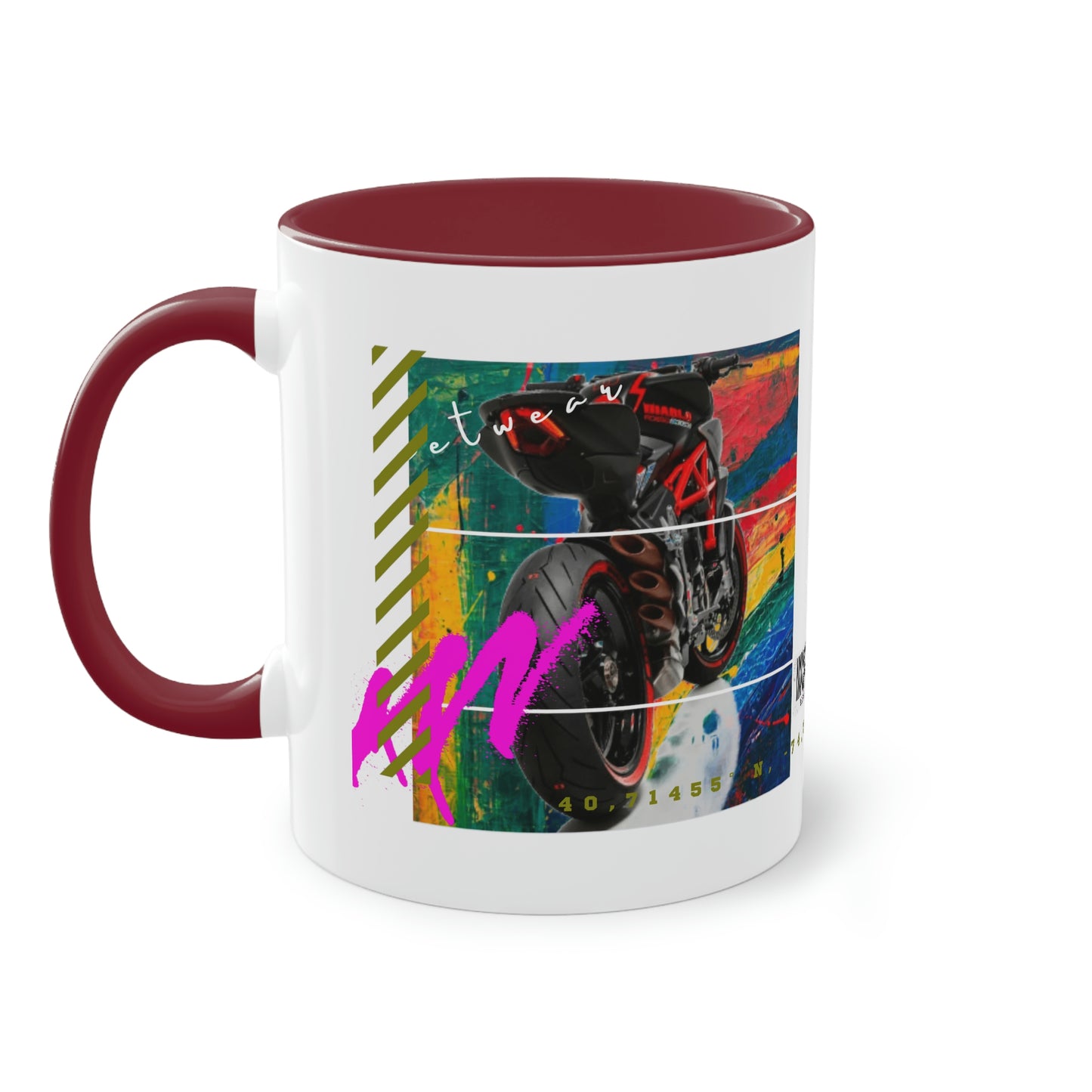 Coffee Mug  ( Urban Red Sports Bike )