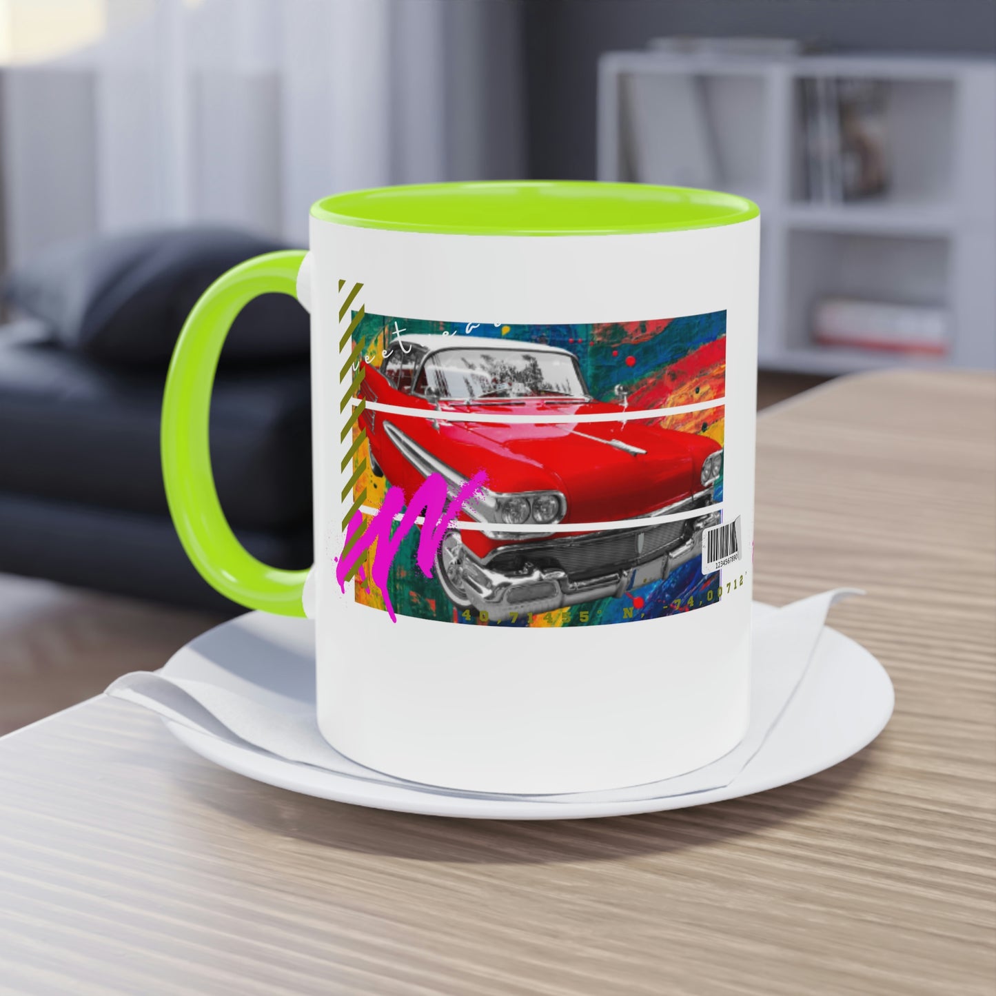 Coffee Mug  ( Urban Red Cadillac )