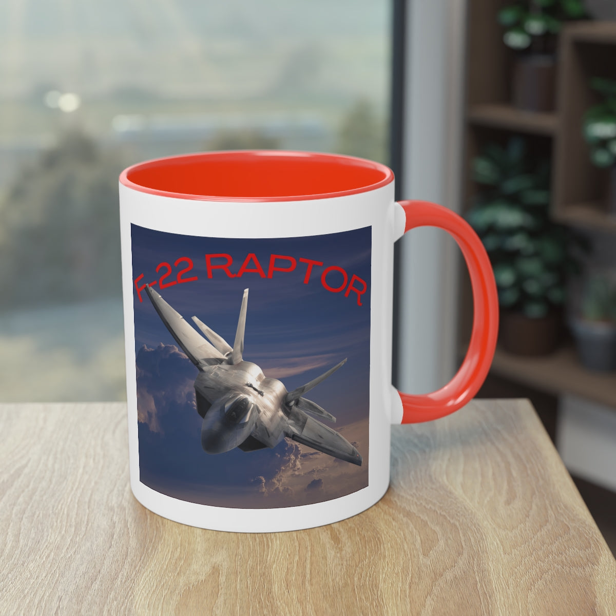 Coffee Mug  ( F-22 RAPTOR 2 ) Military Style