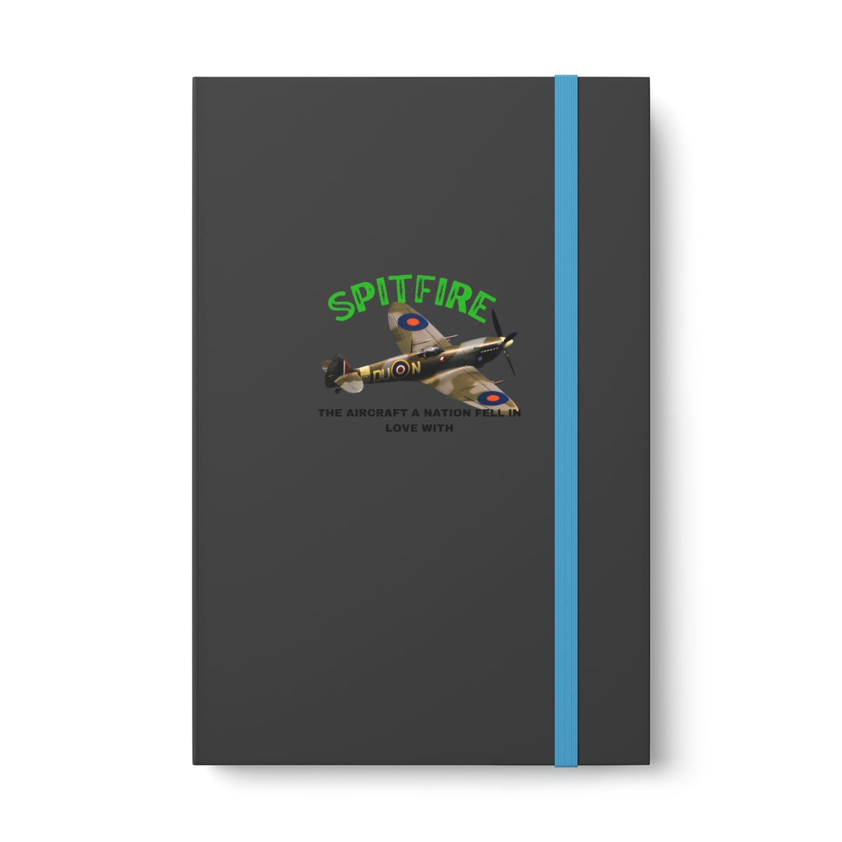 Hardcover Journal Color Contrast Notebook - Ruled ( SPITFIRE ) Military Styling