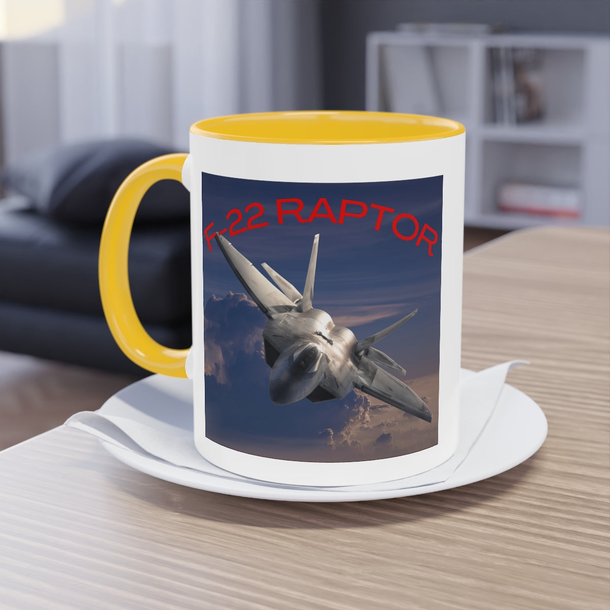 Coffee Mug  ( F-22 RAPTOR 2 ) Military Style