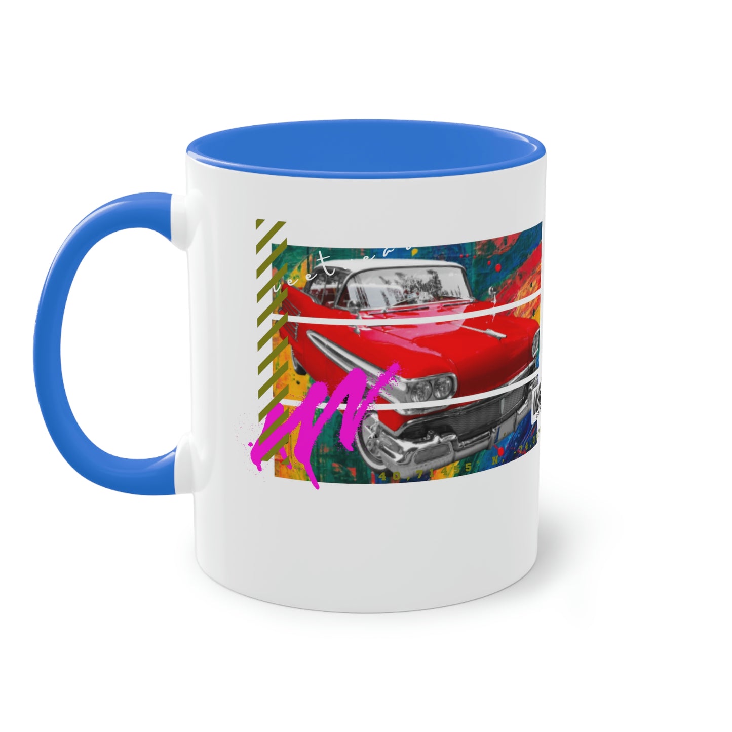 Coffee Mug  ( Urban Red Cadillac )
