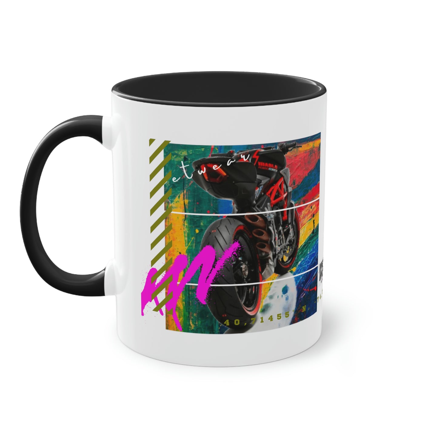 Coffee Mug  ( Urban Red Sports Bike )