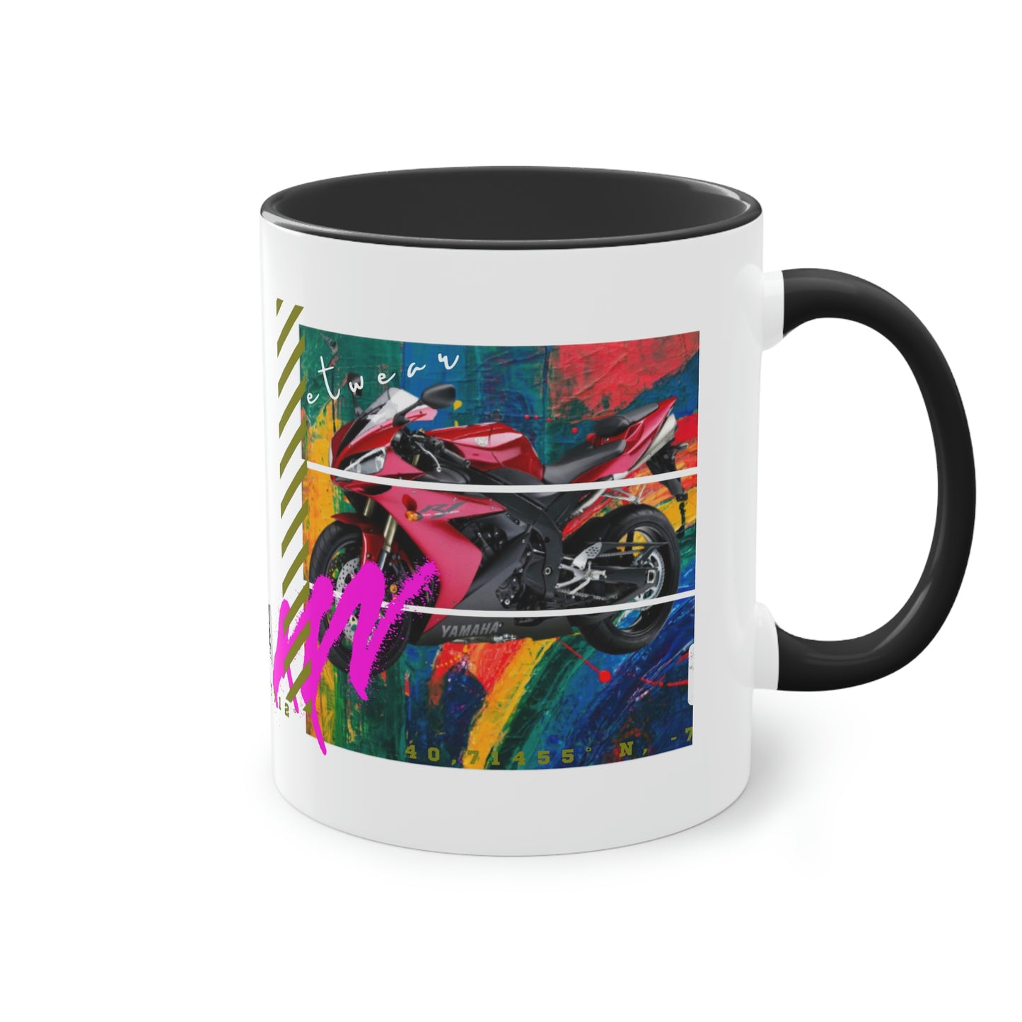 Coffee Mug  ( Urban Red Sports Bike )