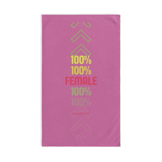 Sports Towel ( 100% Female ) Pink