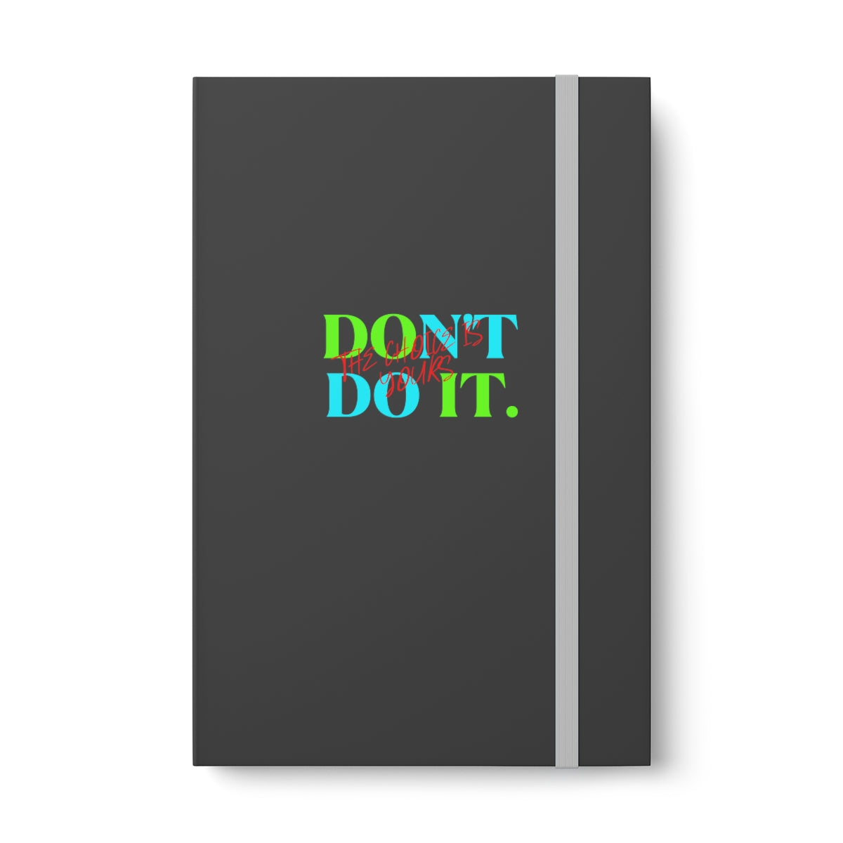 Hardcover Journal Color Contrast Notebook - Ruled (Do It Don't Do It)