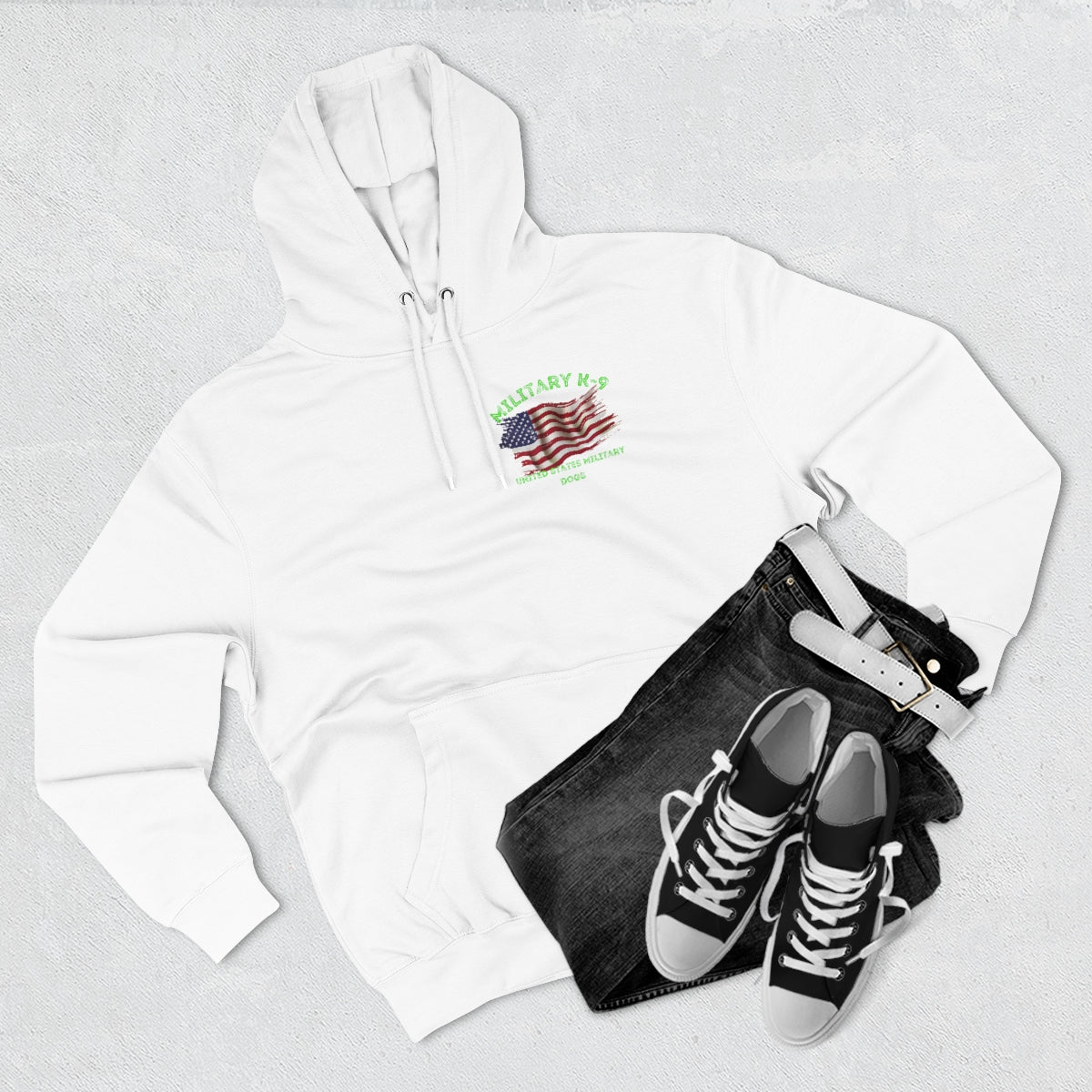 Hoodie ( Military K 9 Unit ) Military Style