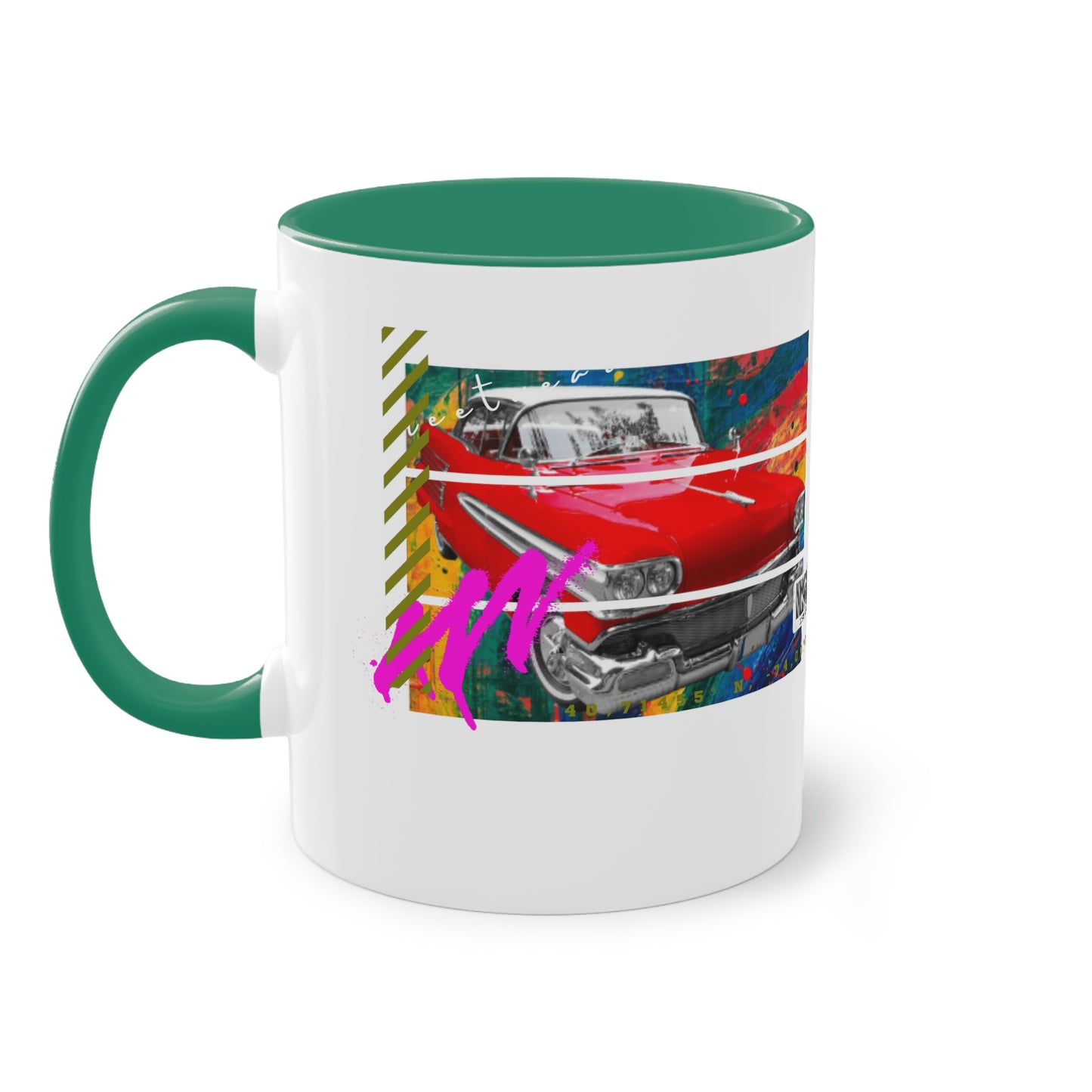 Coffee Mug  ( Urban Red Cadillac )