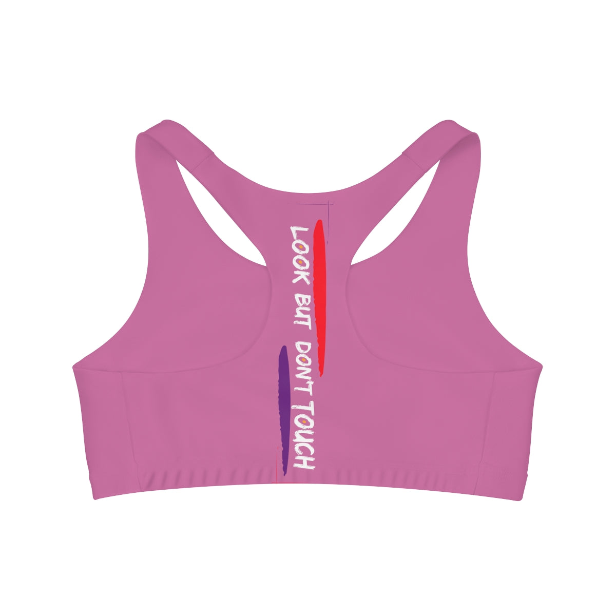 Sports Bra ( Look but don't touch ) Pink