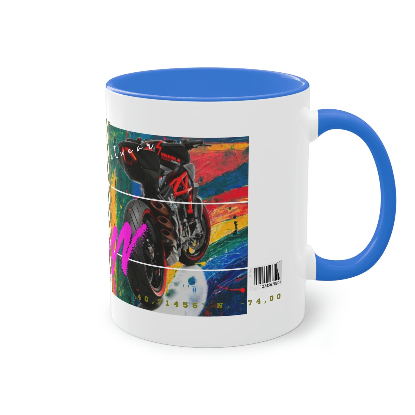 Coffee Mug  ( Urban Red Sports Bike )