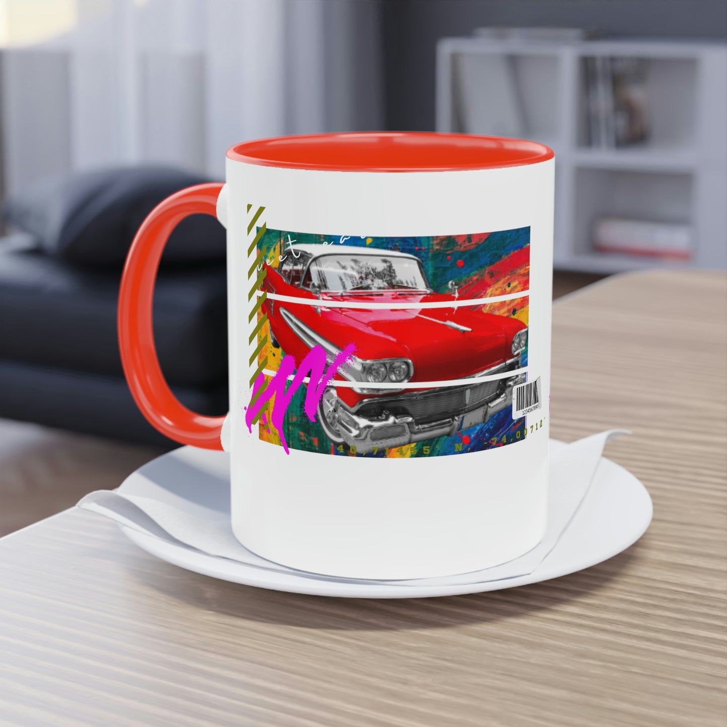 Coffee Mug  ( Urban Red Cadillac )