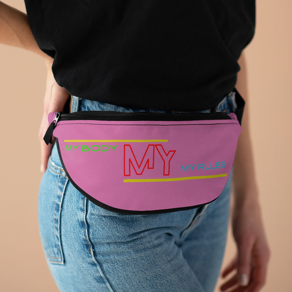 Fanny Pack ( My Body My Rules Pink )