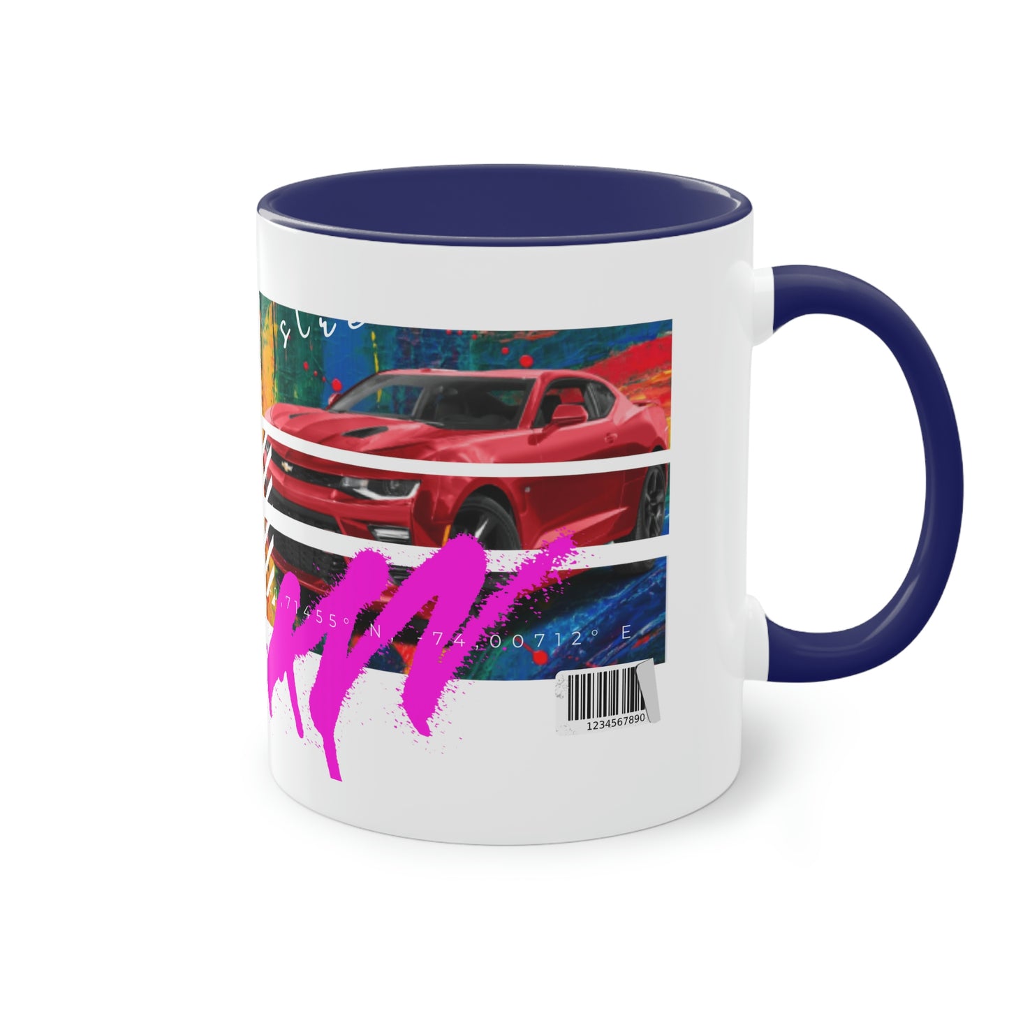 Coffee Mug  ( Urban Red Corvette )