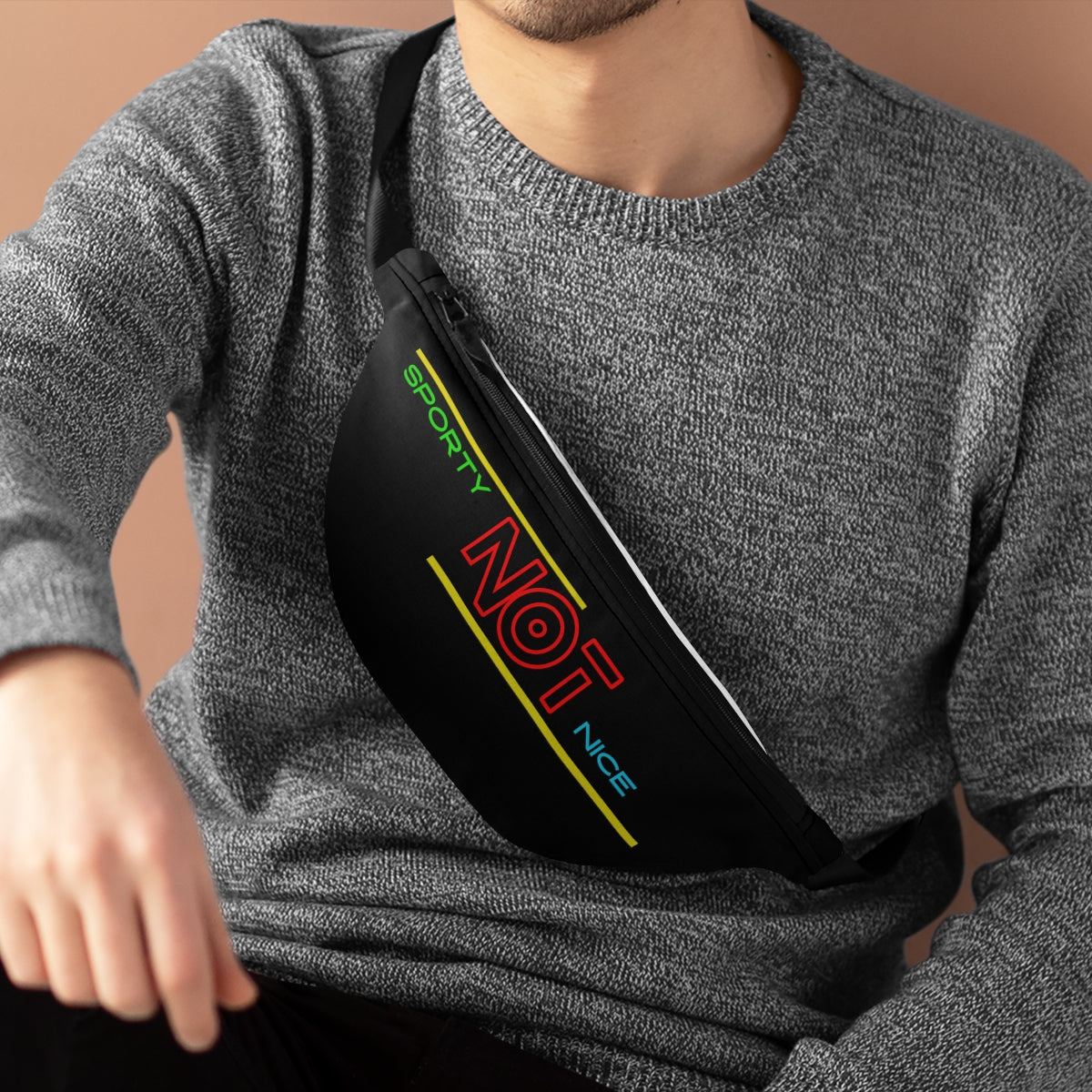 Fanny Pack ( Sporty Not Nice Black)