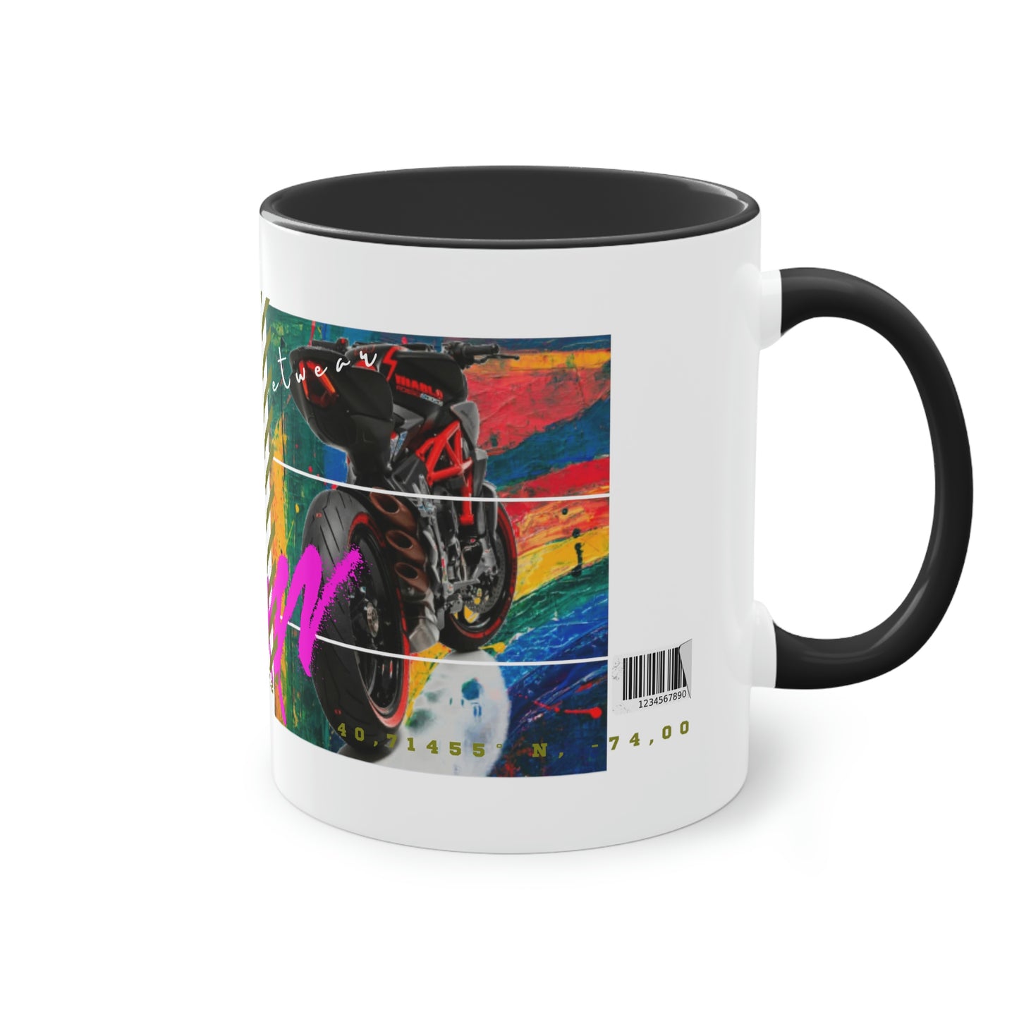 Coffee Mug  ( Urban Red Sports Bike )