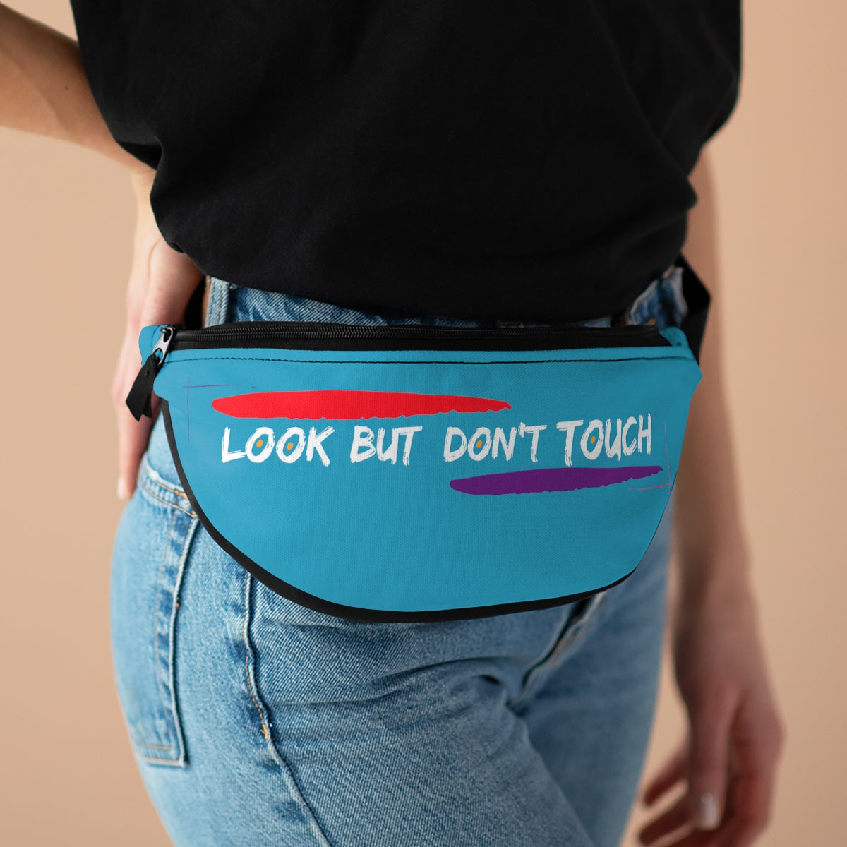 Fanny Pack ( Look But Don't Touch Turquoise )