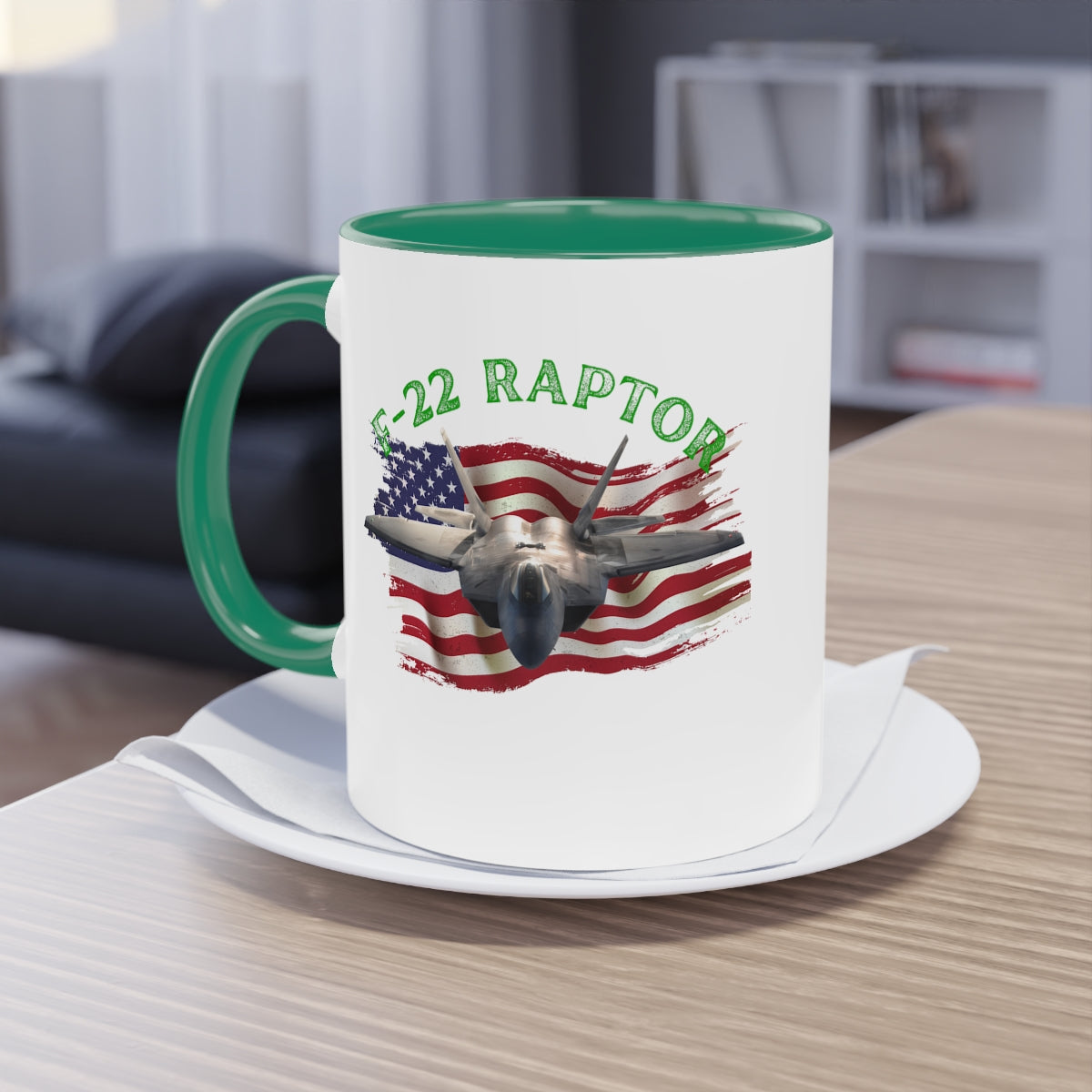 Coffee Mug  ( Raptor ) Military Style