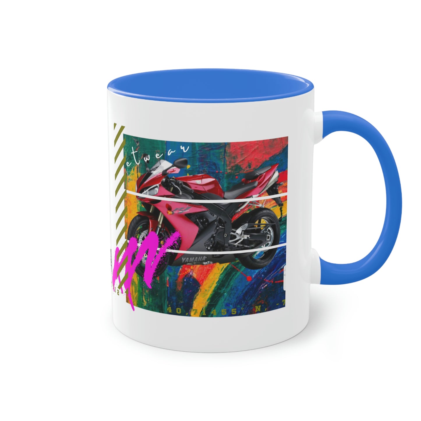 Coffee Mug  ( Urban Red Sports Bike )