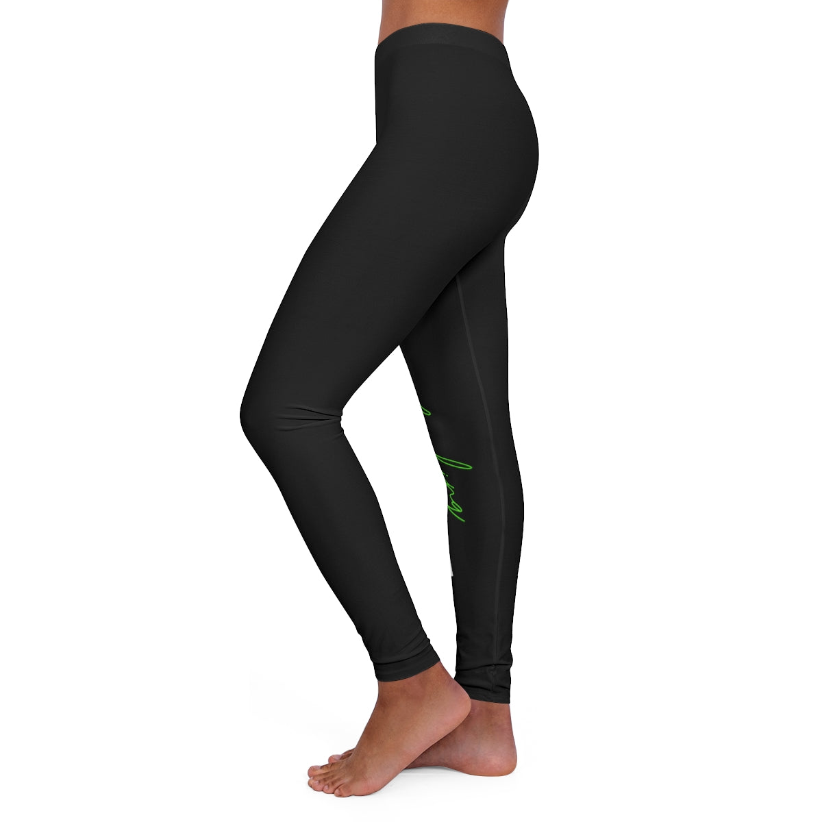 Women's Spandex Leggings ( Positive ) Black – American Clothing