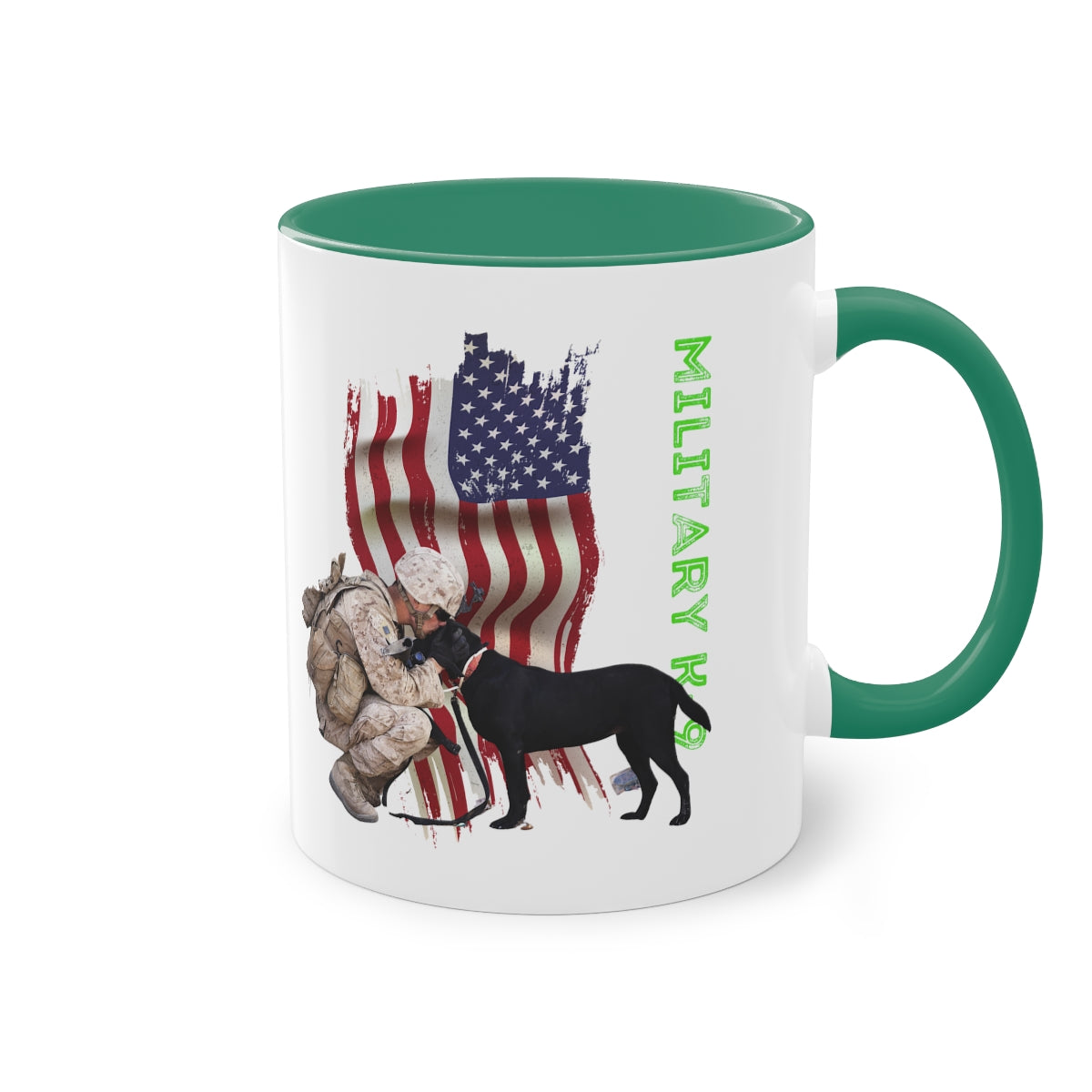 Coffee Mug  ( Military K-9 Unit ) Military Style