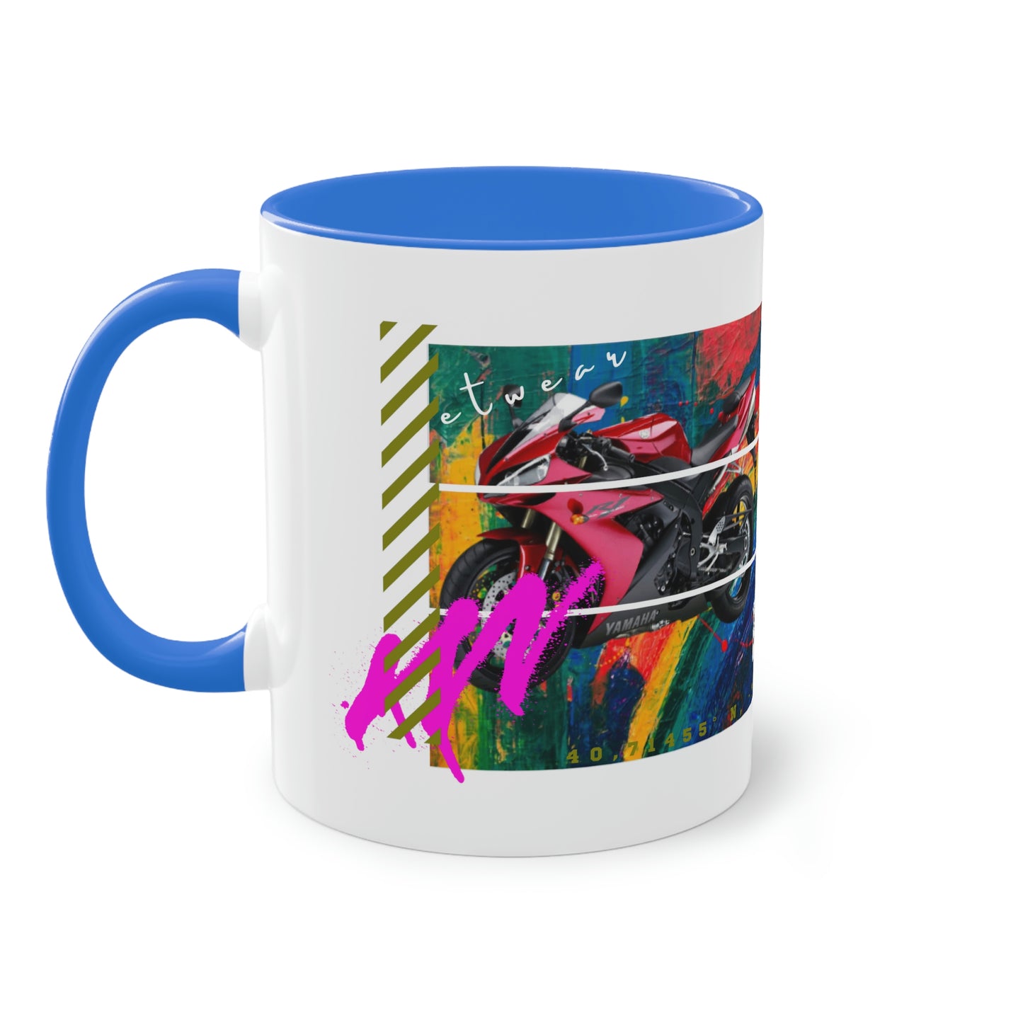Coffee Mug  ( Urban Red Sports Bike )