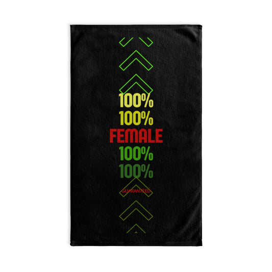 Sports Towel ( 100% Female ) Black