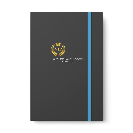 Hardcover Journal Color Contrast Notebook - Ruled (VIP By Invitation Only)
